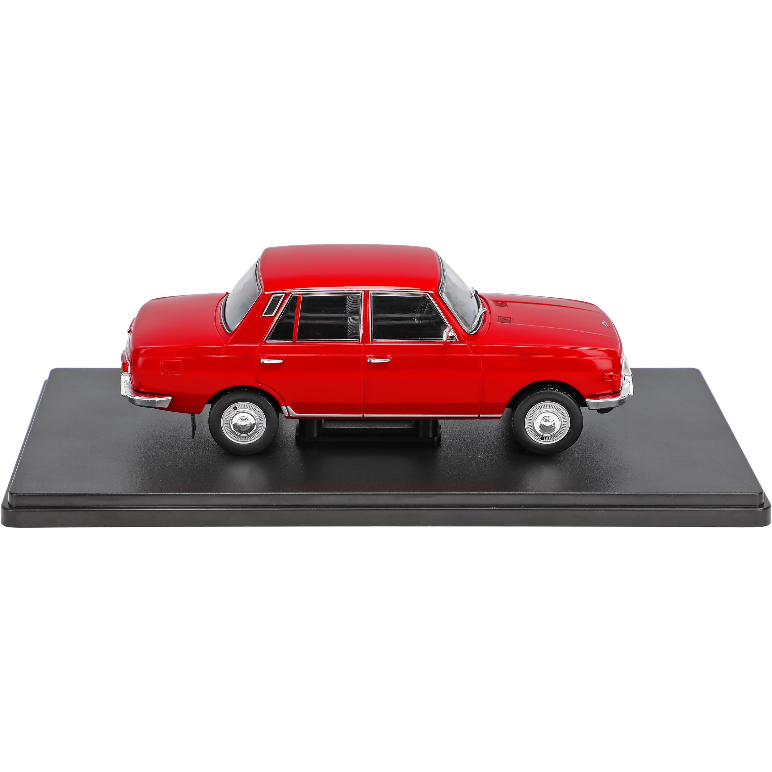 Welly Wartburg 353 Limousine Rot – Metall Modellauto Ca. 1/34, 11 Cm, Mit öffnenden Türen