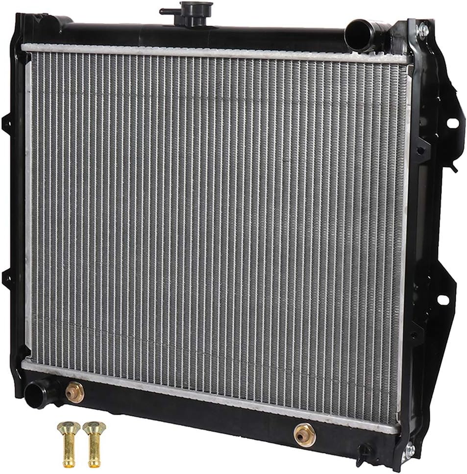 Aluminum Complete 945 Radiator Fit for 1986 1987 1988 1989 1990 1991 1992 1993 1994 1995 for Toyota Pickup 2.4L,Replacement CU945; 1640035090, 1640035100, 1640035110,1640035120, 1640035130