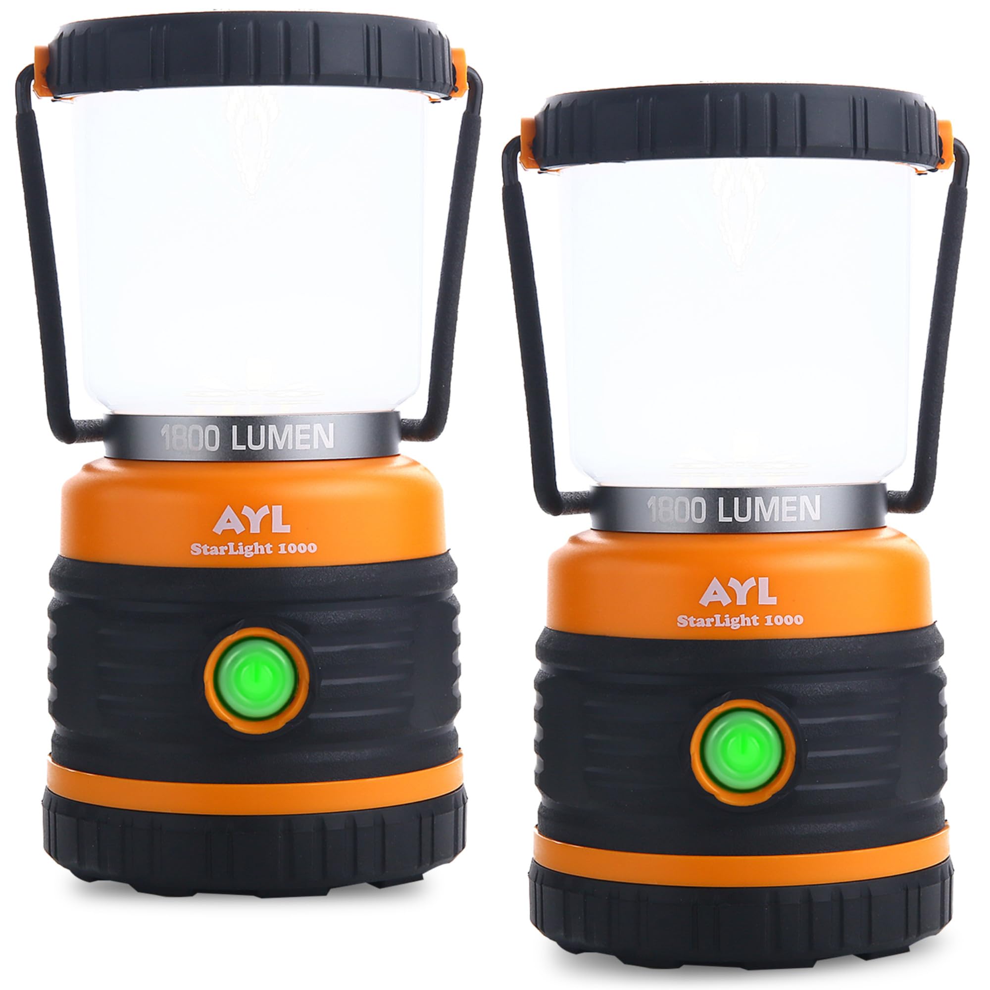 LED Camping Lantern, Battery Powered LED 1800LM, 4 Camping Lights Modes, Perfect Lantern…
