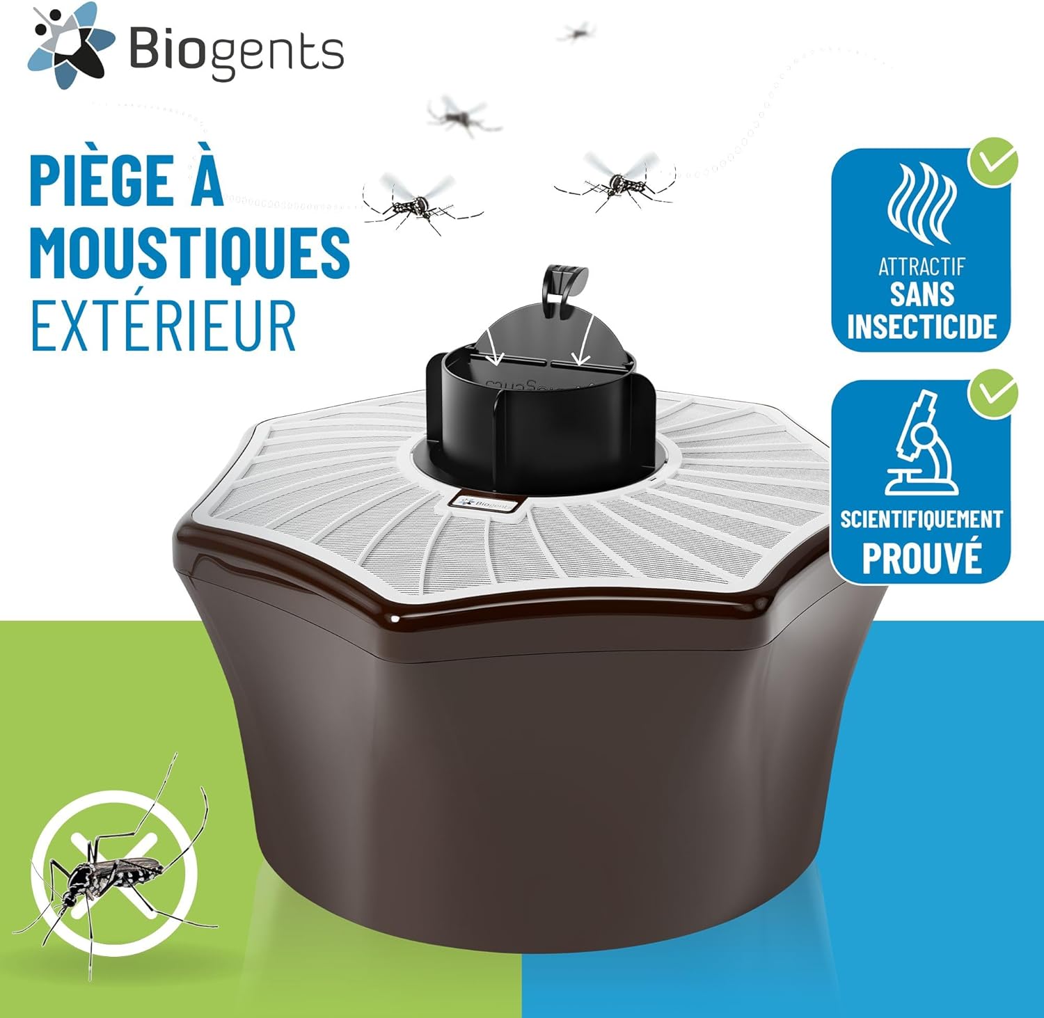 BIOGENTS Piège Extérieur Anti-Moustiques Tigres + Recharge De 6 Mois - Season Pack — vue 5