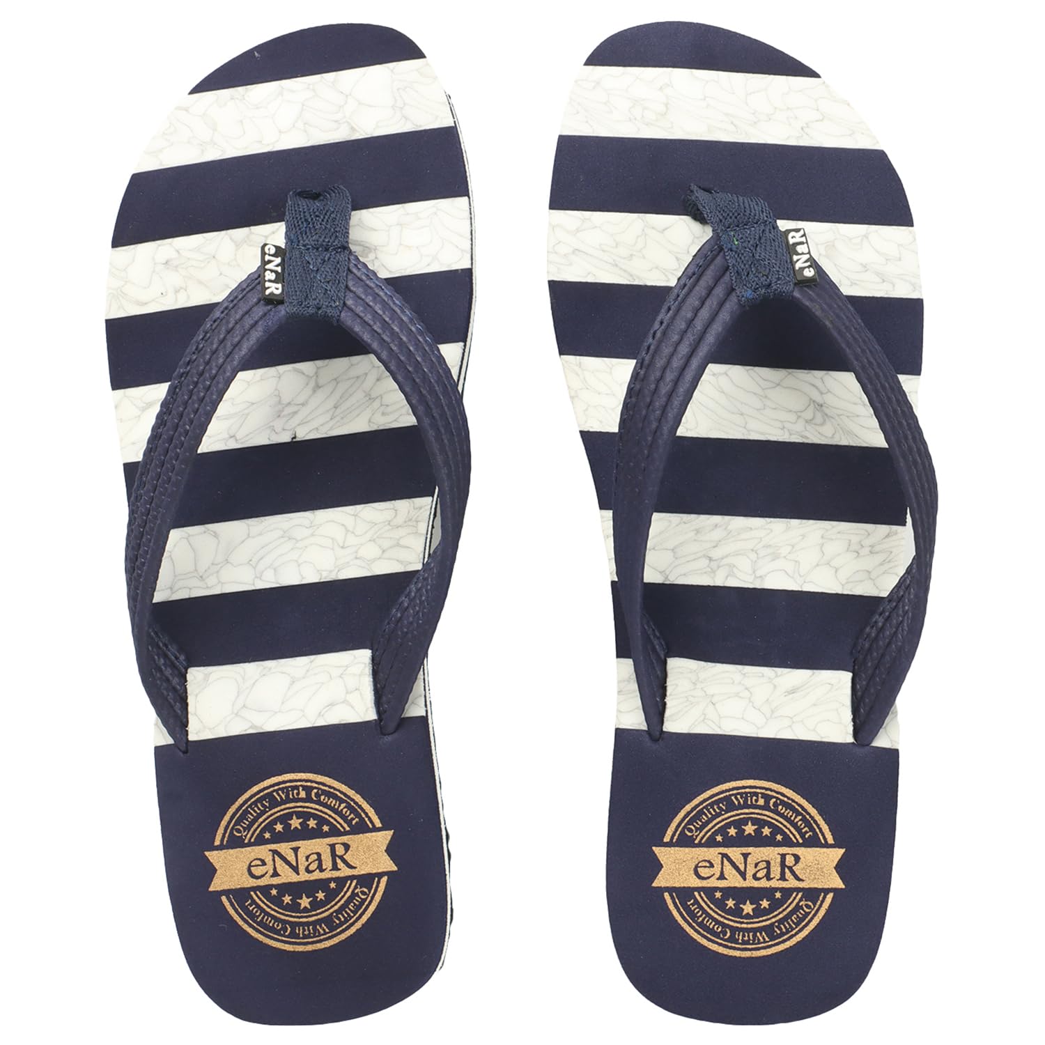 eNaR Light Weight Women Slippers with Eva Foam | Flip Flops for Women | Super Soft Chappals-(5040-NAVY)-8 (B0B2PK5VW9) Amazon Price History, Amazon Price Tracker