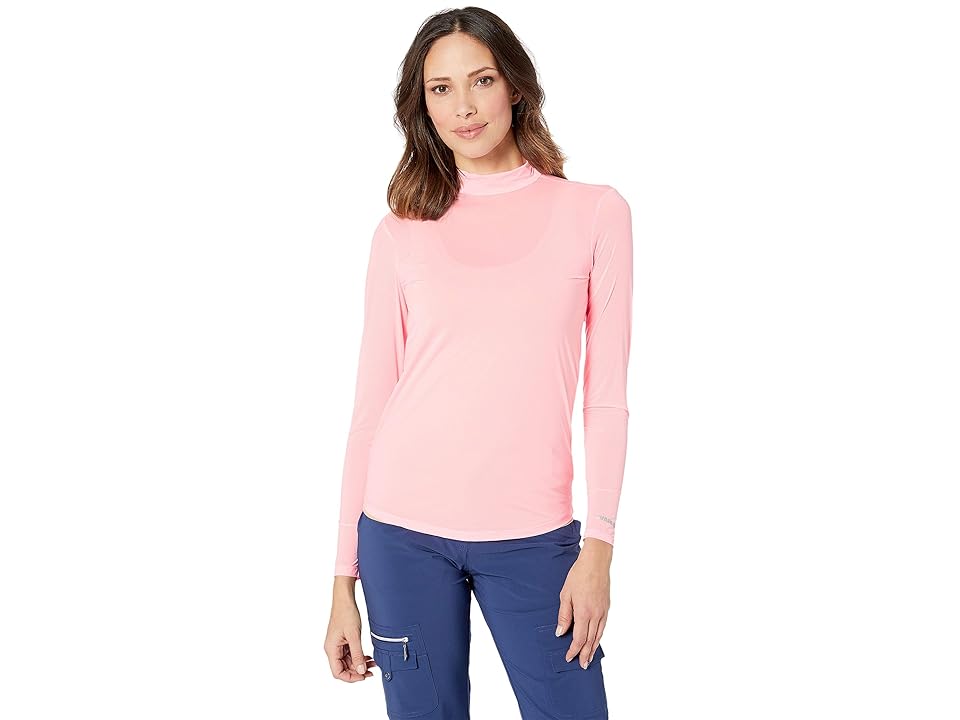 

Jamie Sadock Sunsense(r) Mandarin Collar Layering Shirt (Cupid) Women's Clothing, Pink