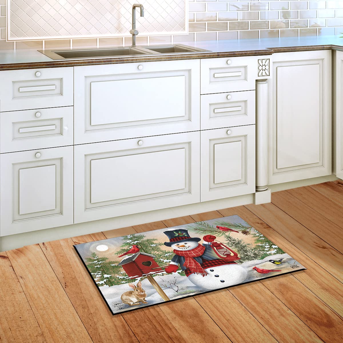 Briarwood Lane Snowman Doormat - Winter Decor -5 Briarwood Lane Snowman Doormat - Winter Decor -5
