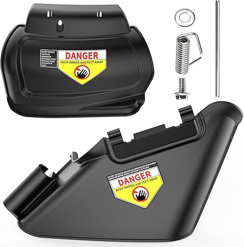 731-07131 987-02516A Conducto de descarga lateral y tapón de mantillo con bisagras compatible con MTD Craftsman de 21 pulgadas, cortacésped empujado