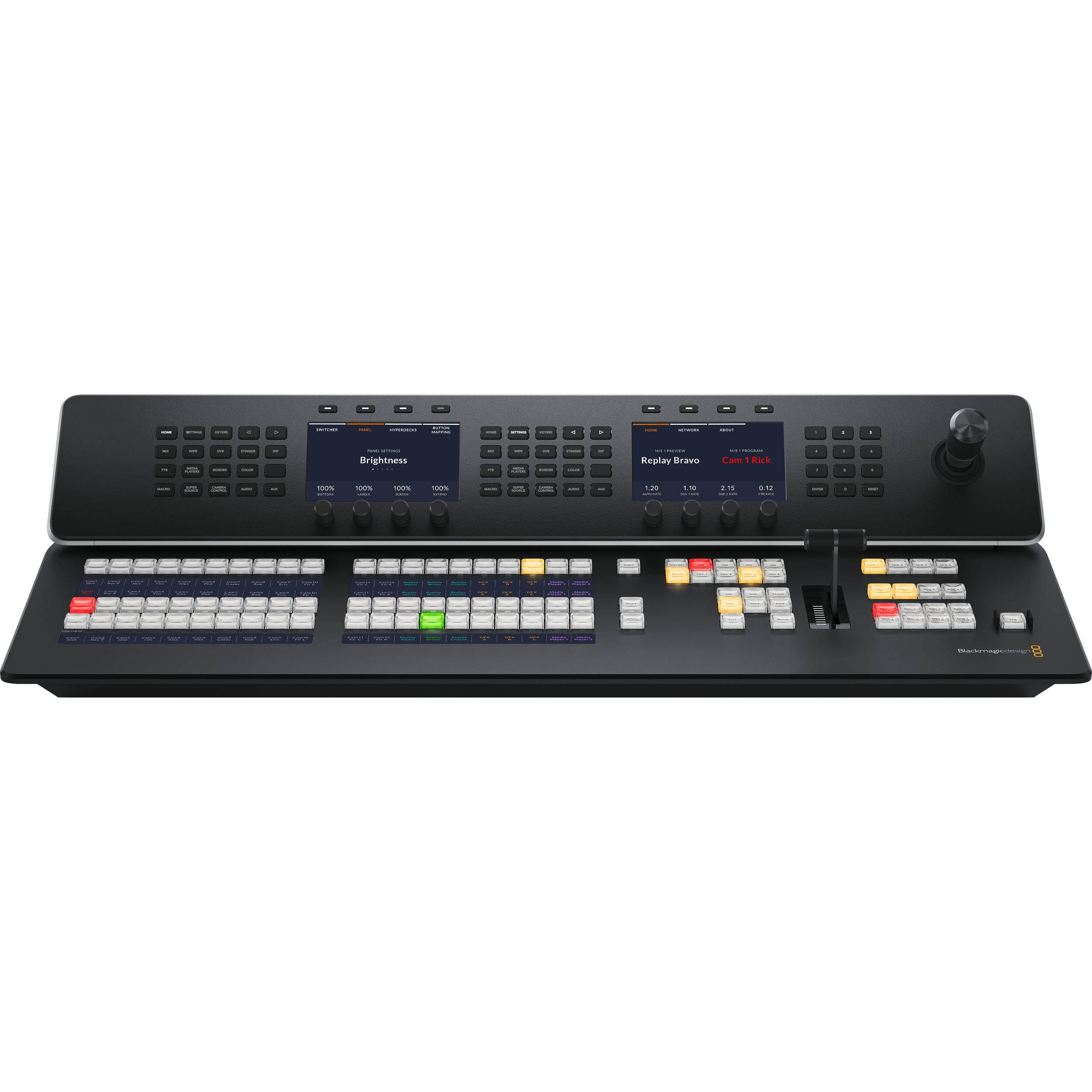 Blackmagic Design ATEM 1 M/E Advanced Panel 20 single M/E, 20 Input Button Switching Panel (BM-SWPANELADV1ME20)