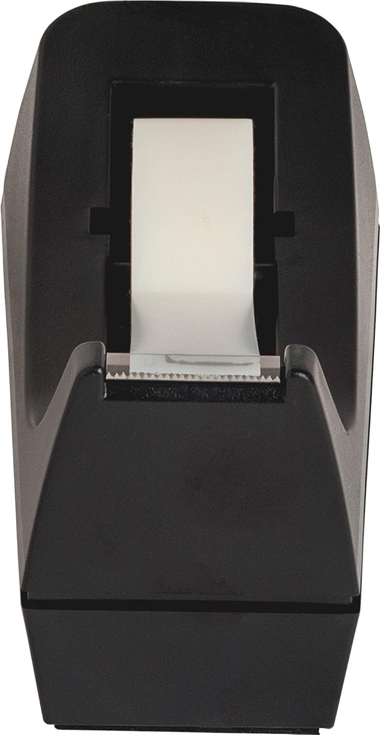 Desktop Tape Dispenser - Non-Skid Base - Weighted Tape Roll Dispenser - Perfect for Office Home School (Tape not Included) - (2-Pack) : Office Products