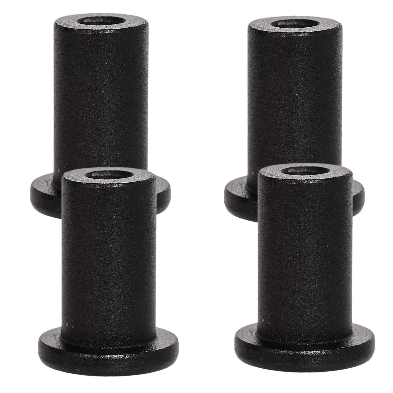 Barn Door Hanging Rail Pipe Spacers Metal Steel Connector Height 5.0cm (Pack of 4)