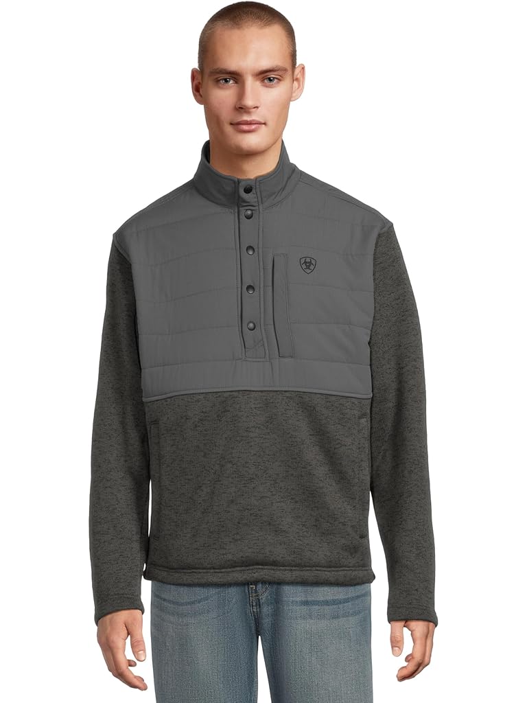 Gray Ariat Caldwell Reinforced Snap Sweater