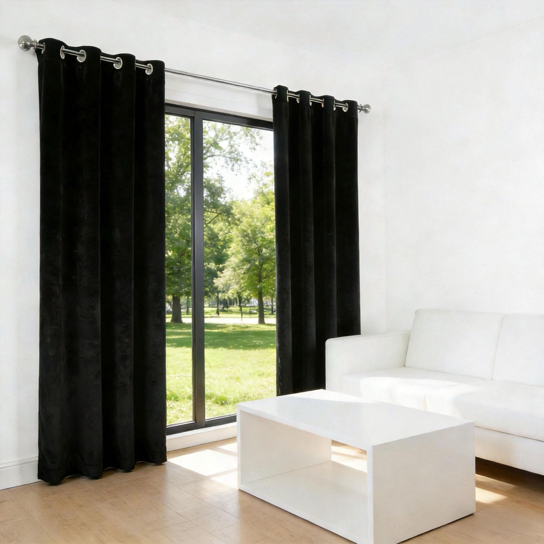 Rideau anti chaleur UV rideaux de salon opaques anti bruit design