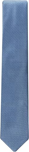 Vista 6 de Calvin Klein mens Gingham Pattern Necktie Borgoña Gingham