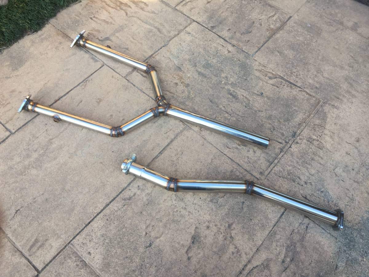 Amazon.co.jp: ワンオフ底上げ130系マークX中間ストレートパイプ : 車  