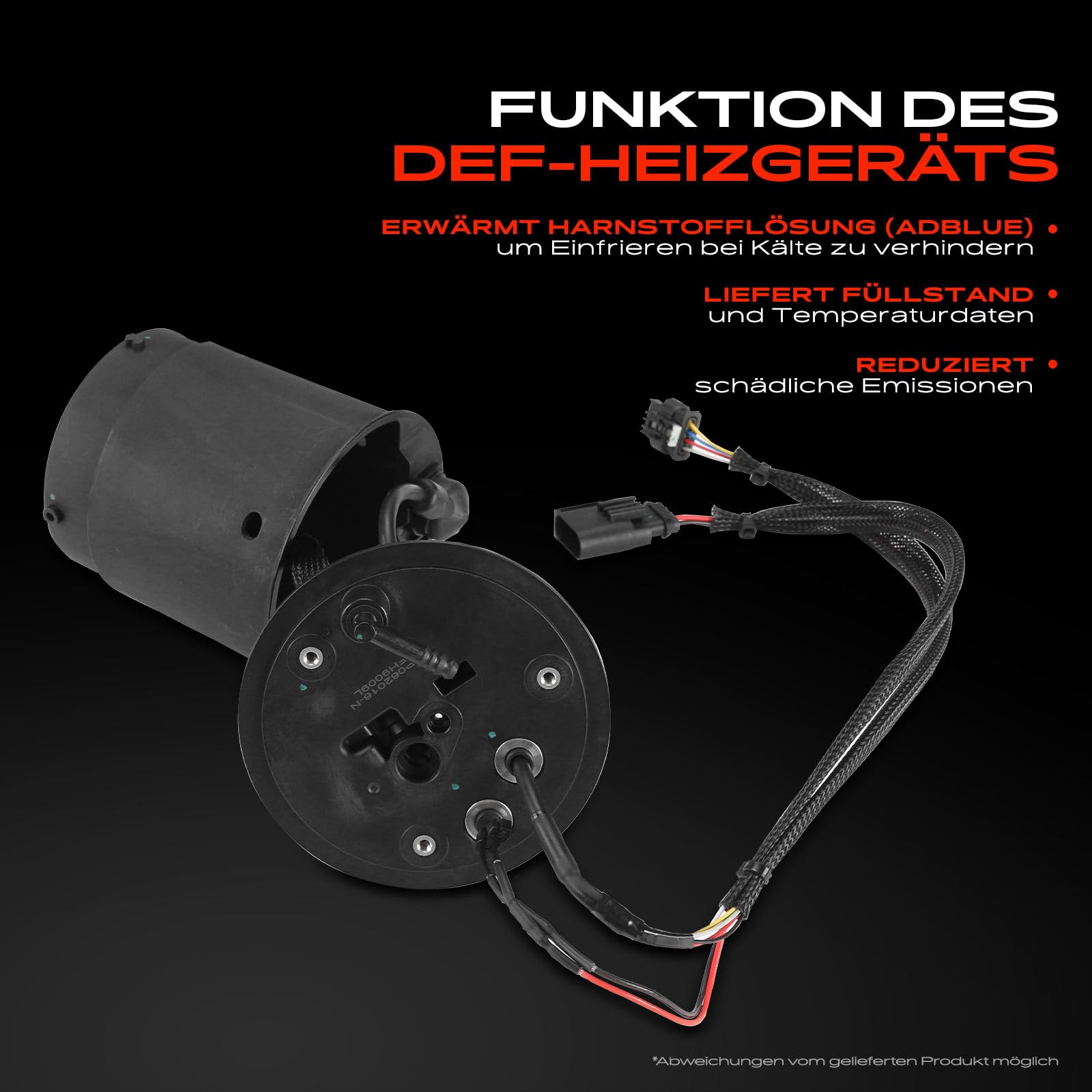 Frankberg Diesel Emissionen Flüssigkeit Heizung für E-Klasse W212 E250 CDI/BlueTEC E350 BlueTEC 2.1l 3.0l Diesel 2011-2015 2124710575