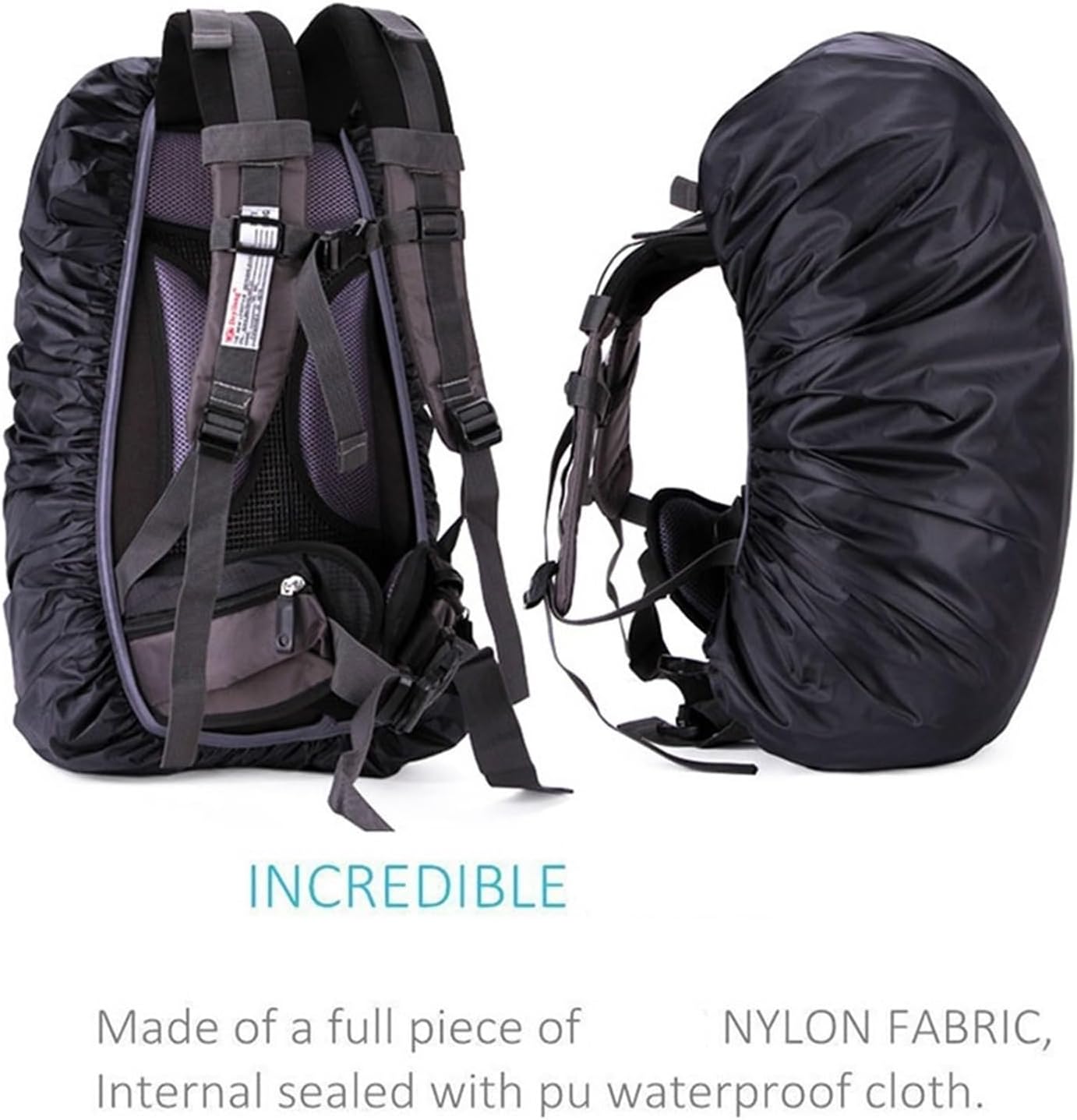 Backpack Rain Cover 35L 100L 120L Rain Cover Backpack Waterproof Bag Dust Hiking Camping Bags Large 90L 95L 110L