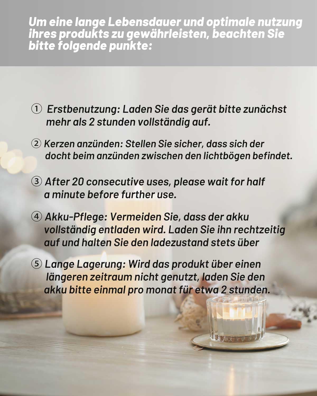 VEHHE Arc Lighter csomag