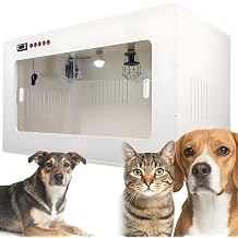 Home Incubator Box,Kitten Incubator,Puppy Incubators with Heating,Specially Designed All Critters Big Family Pets,for Dogs,Cats Puppies,Various Pets Dog White-23x20x20in
