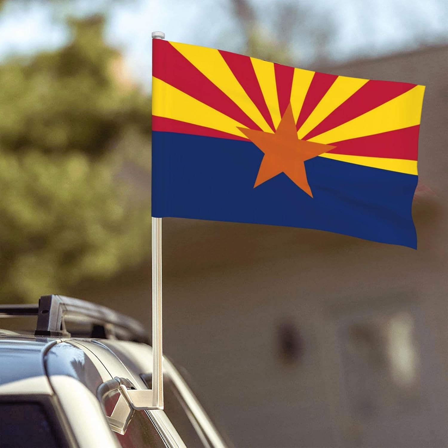 Flag Of Arizona Car Window Flag Car Flags Double Sided 18x12 Inch image 2