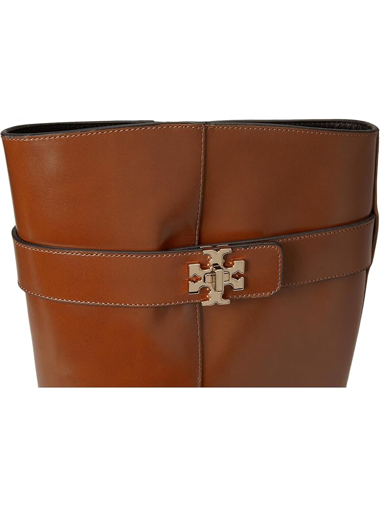 Brown Tory Burch Turnlock Riding Boot