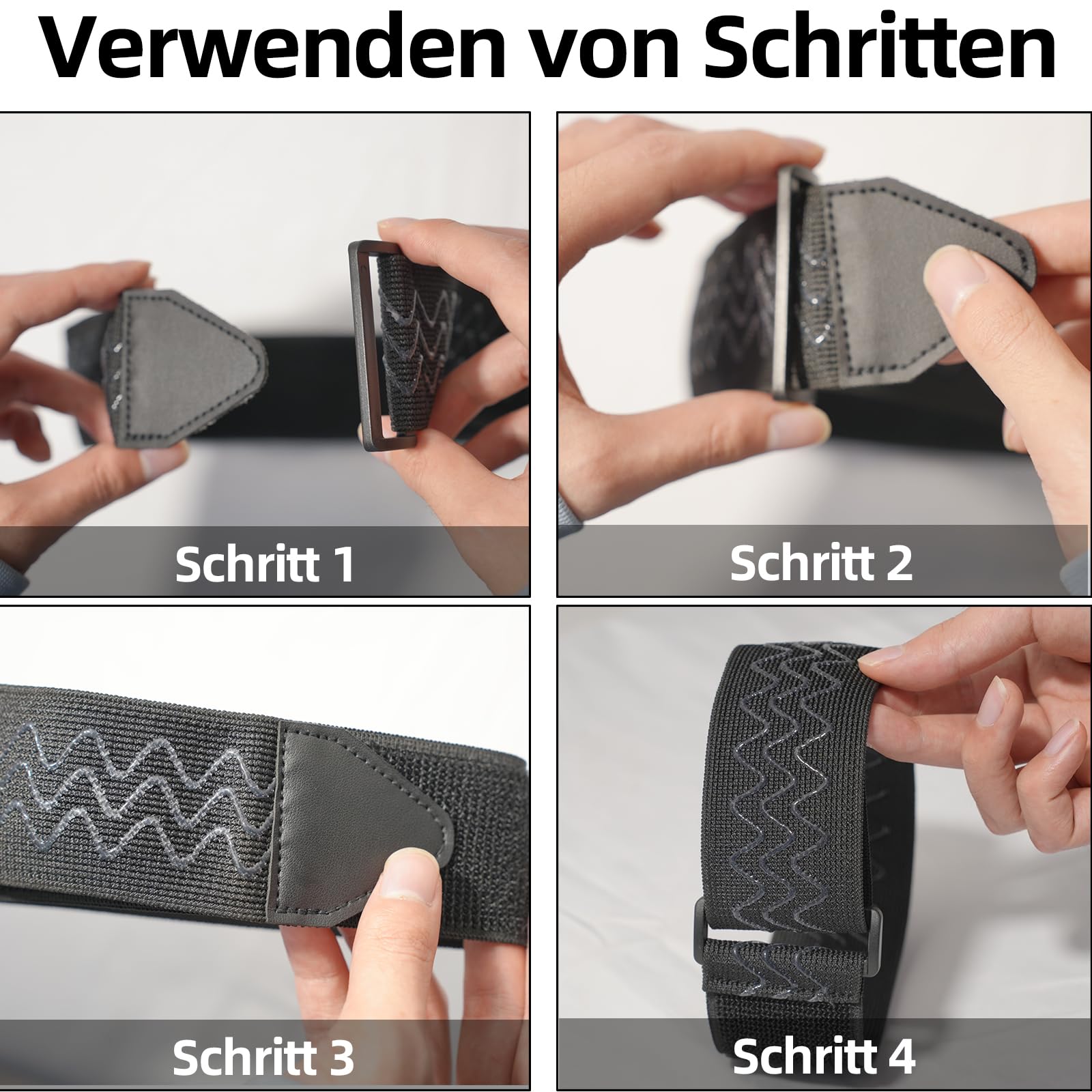 Cinghie Elastiche Con Gancio E Anello - 4 Pezzi Antiscivolo Per Organizzazione Cavi E Bici