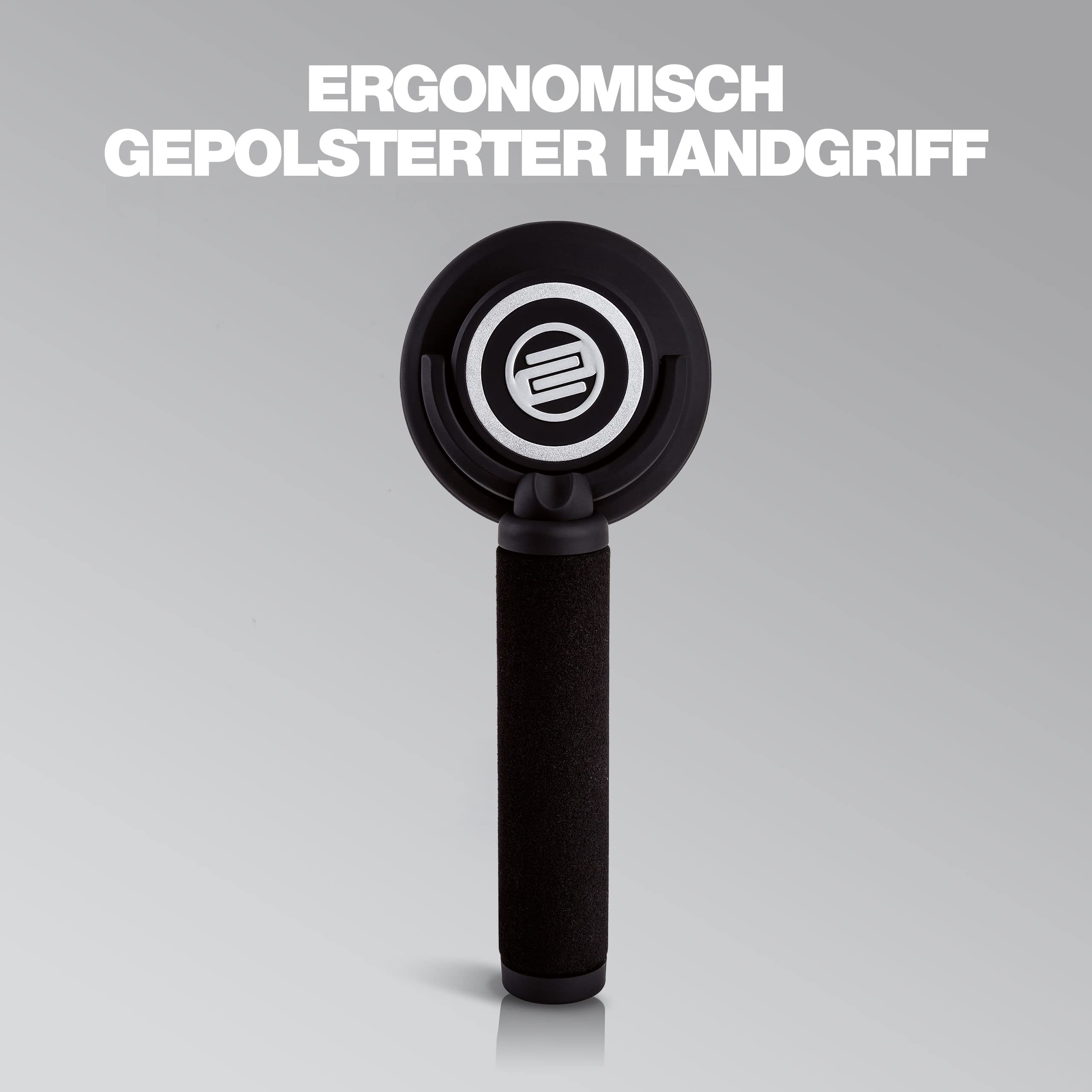 Reloop RHP-10 Mono - professionelle EIN-Ohr-Bauweise mit 50-mm-Neodym Treiber, ergonomisch gepolsterter Handgriff, Schwenkbare Ohrmuschel, schwarz