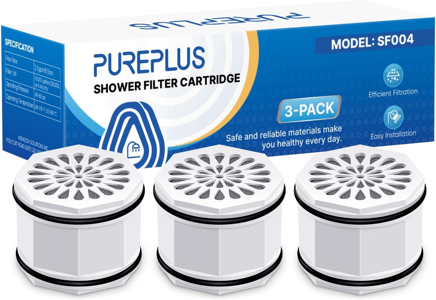 EPLUS WHR-140 Shower Head Cartrid, Replacement for Culligan
