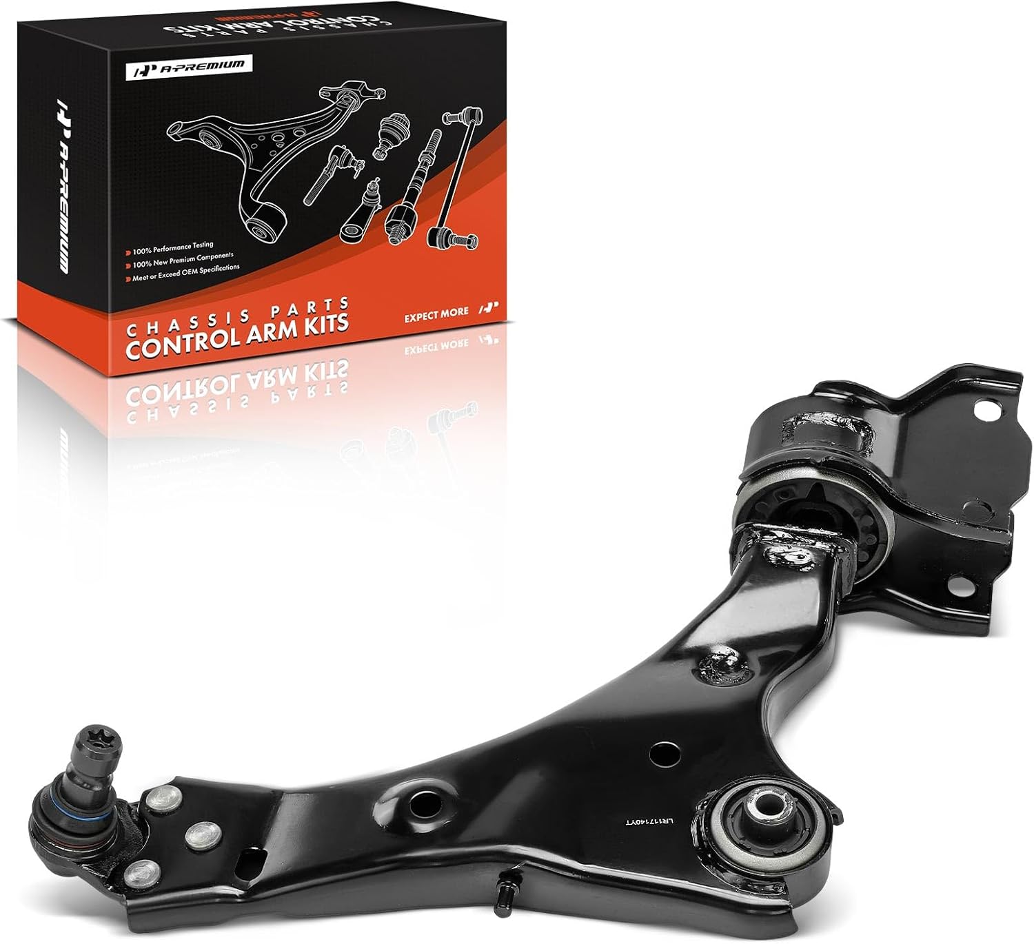 A-Premium Front Right Lower Control Arm, with Ball Joint & Bushing, Compatible with Land Rover Discovery Sport 2015-2019, Range Rover Evoque 2017-2019 & Jaguar E-Pace 2018-2021