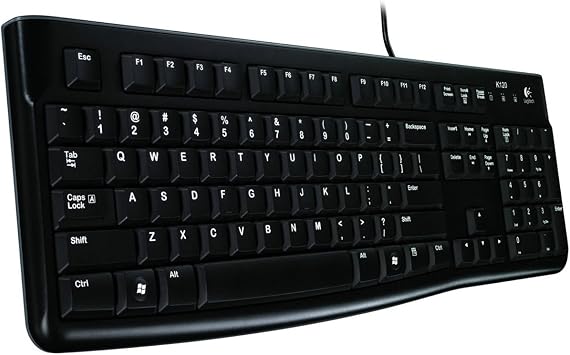 لوحة مفاتيح Logitech K120 - توصيل الكبل - واجهة USB