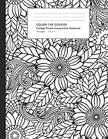 Vista 1 de Color The Covers College Ruled Composition Notebook A Blank-lined Journal With Bold Sunflower Design. Great For Students And Adults To Express