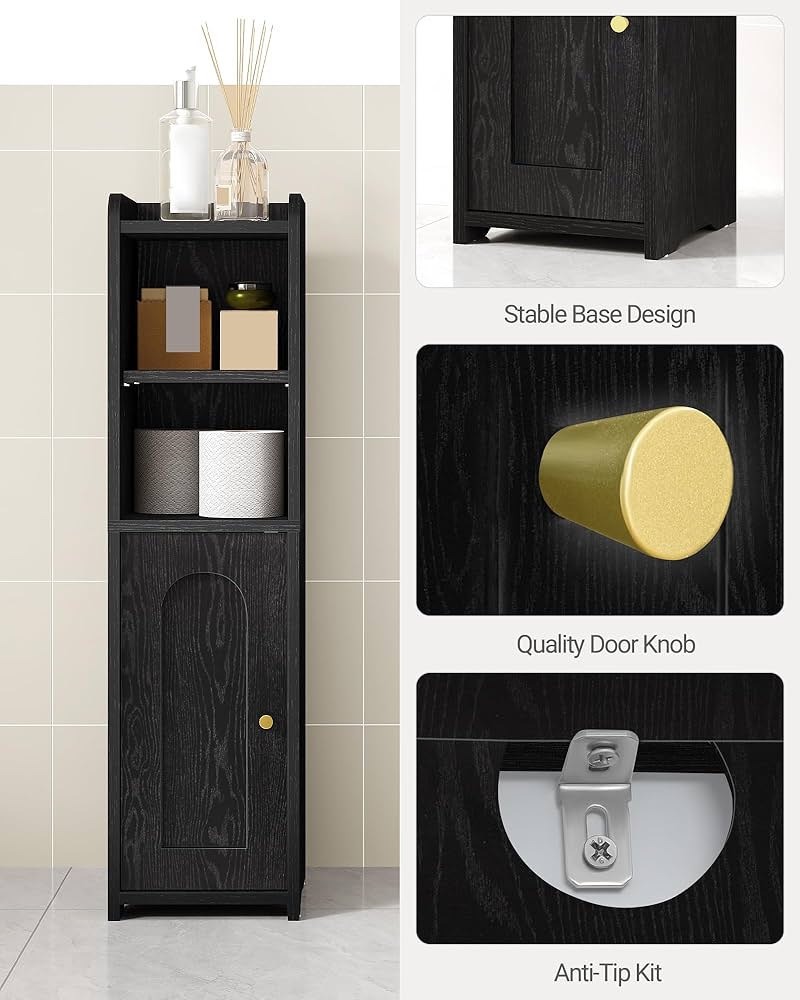 D-ROOM⭐️ Amazon.com: Hzuaneri Bathroom Storage Cabinet, Corner Floor