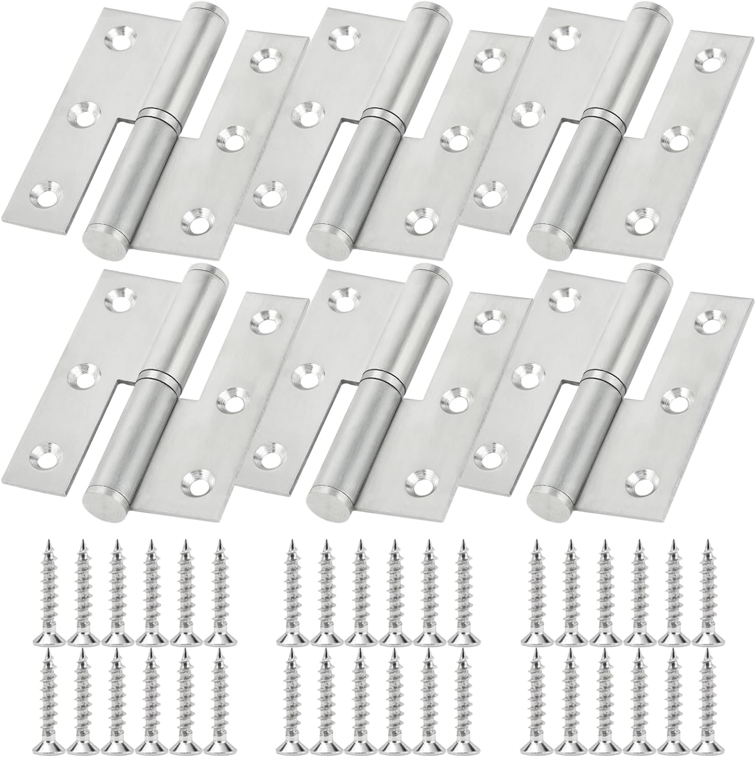 2pcs Lift Off Hinges Small Slip Joint Stainless Flag HingeLift Off