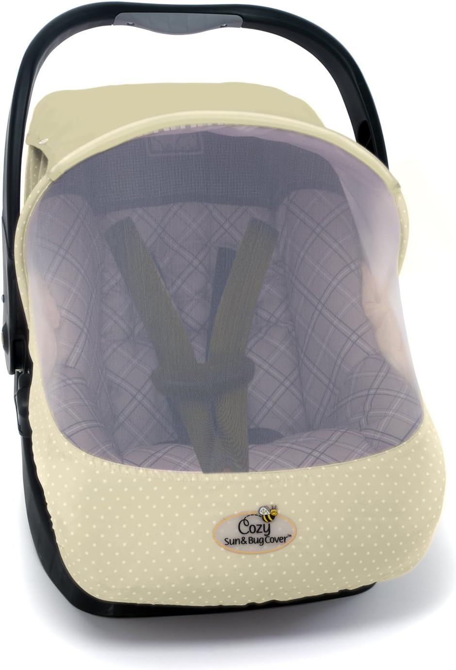EVC Cozy Sun & Bug Car Seat Cover - Beige