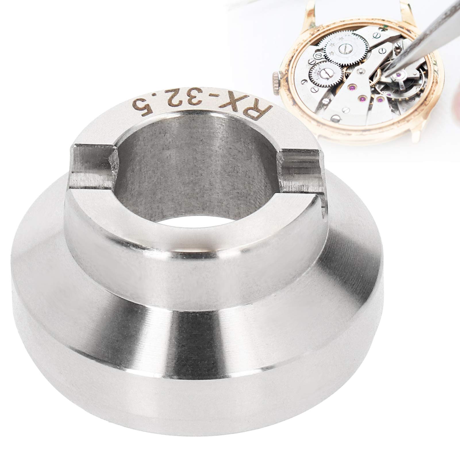 KJSHXYG Stainless Steel Watch Back Case Opener, Watch Repairing Tool, Sturdy Watch Case Opener for Professional Watchmakers, Easy to Carry and Use