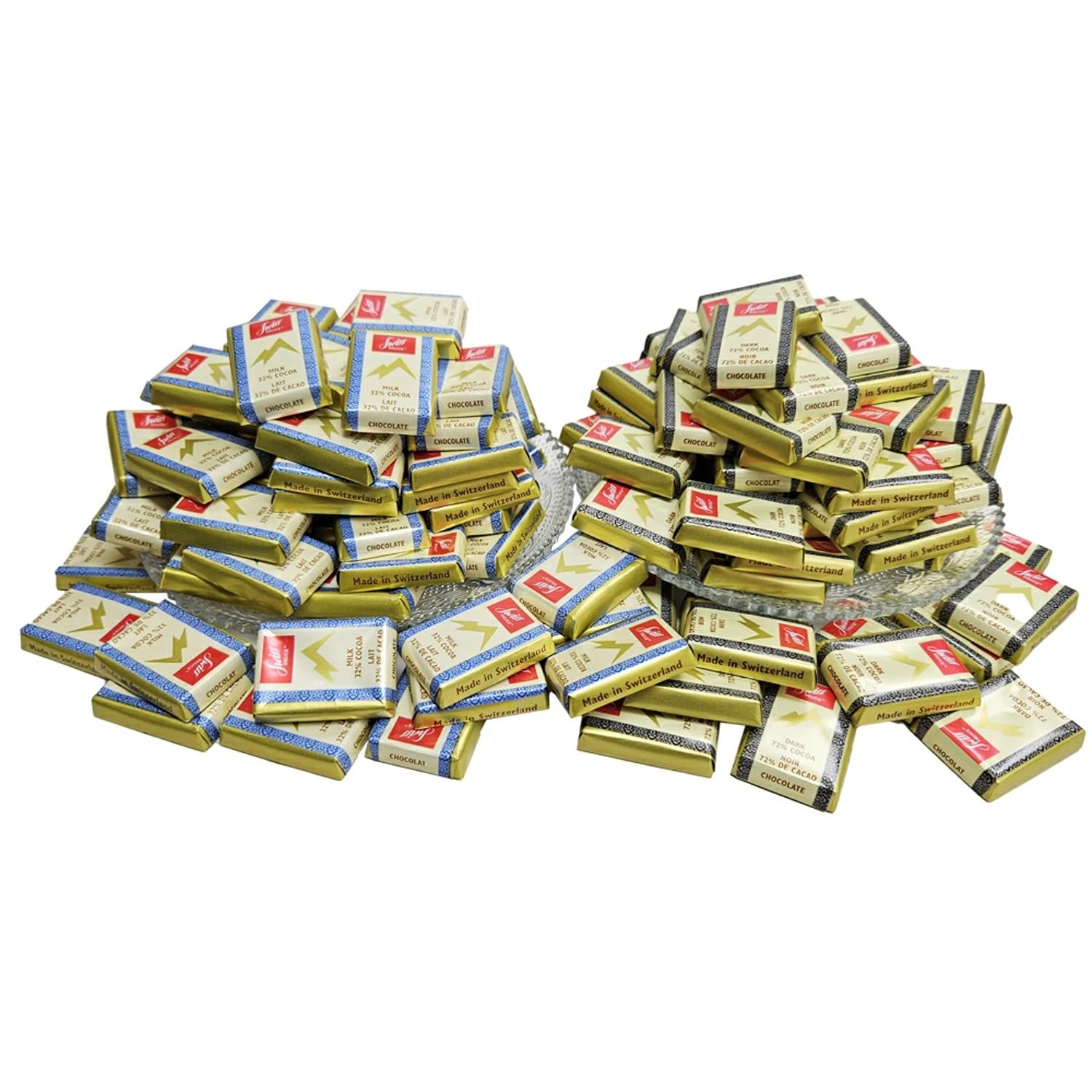 Amazon | ミルク エキストラ ダーク チョコレート 2種 各60個 計