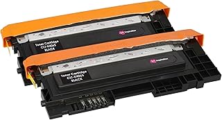 2 BLACK Compatible Laser Toner Cartridges for Samsung Xpress SL C410W C460FW C460W C467W CLP-360 CLP-365 CLP-365W CLX-3305 CLX-3305FN CLX-3305W | CLT-K406S 1,500 Pages
