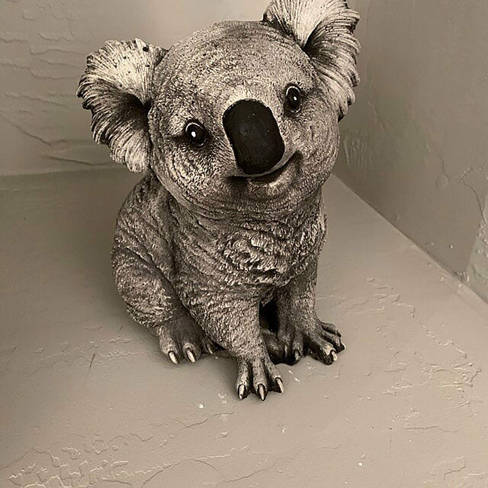 Lot De 4 Figurines Koala Miniatures En Résine – Décoration Jardin, Maison De Poupée, Bureau – Adorables