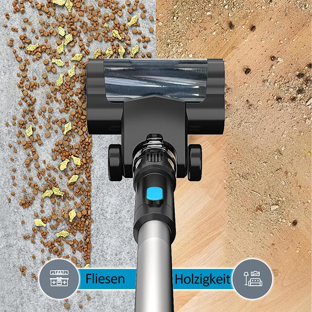 Akku Staubsauger mit Tierhaardüse, für Makita 18V 2X 5.5AH Akku,3-in-1 Kabelloser Akkustaubsauger, 0.6L Staubbehälter,Smart Display,für Tierhaare, Teppich, Hartboden