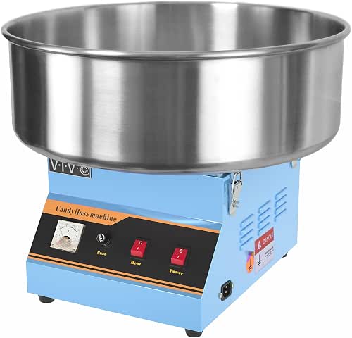 VIVO Blue 1030W Electric Cotton Candy Machine, CANDY-V001B | Commercial