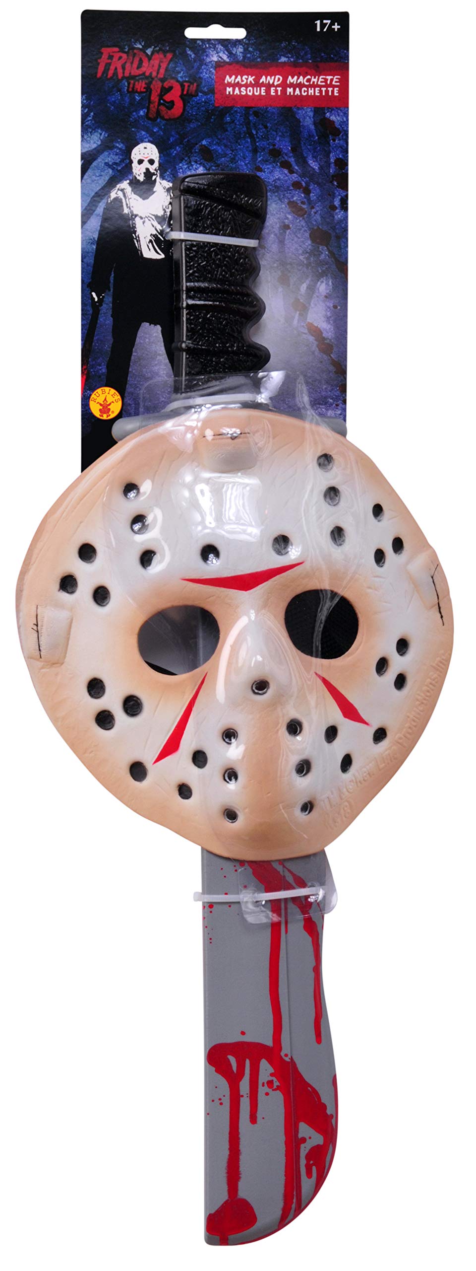 Cuma 13. Jason Voorhees Maske ve Pala Seti, Beyaz, Standard