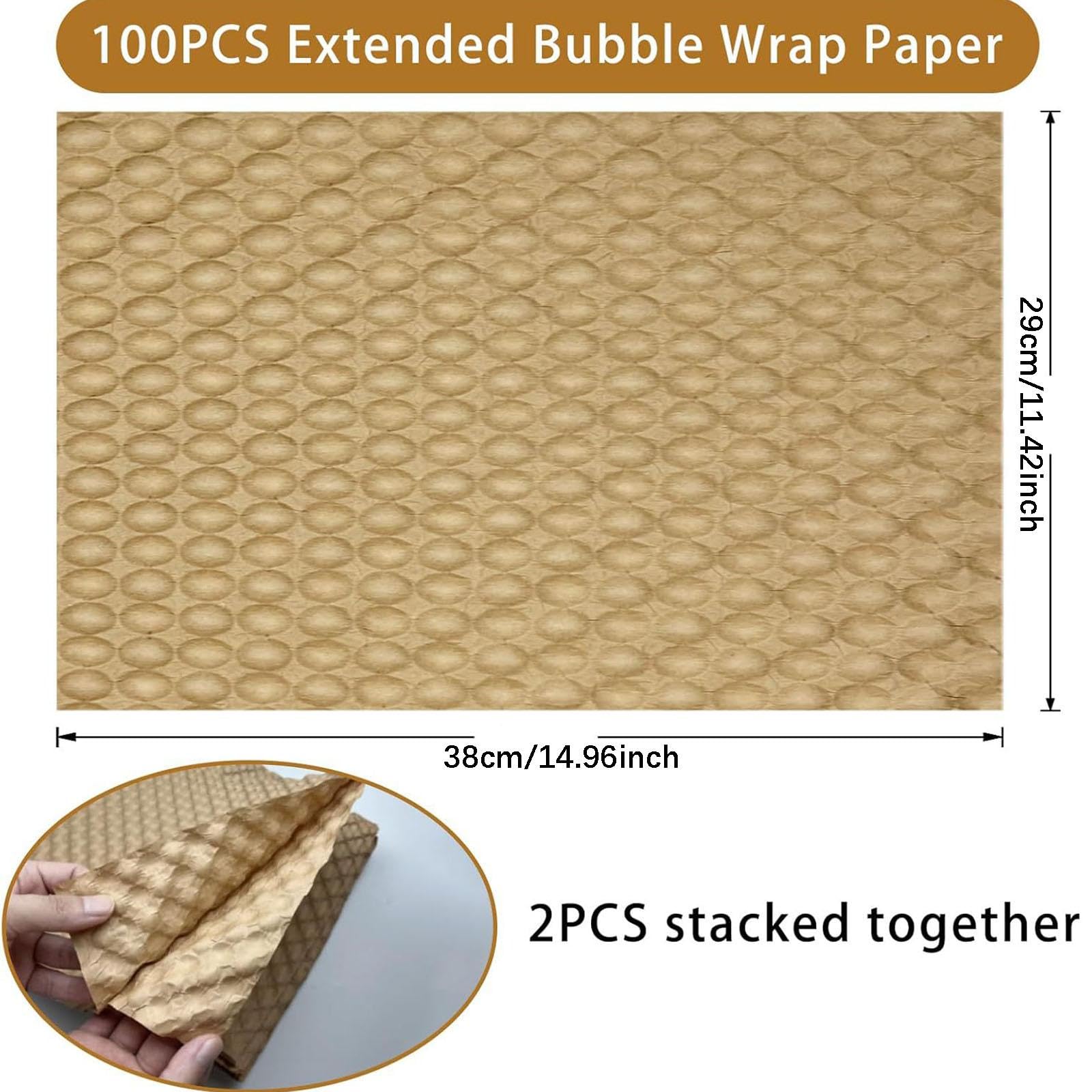 100 Coussinets Papier Pour Déménagement