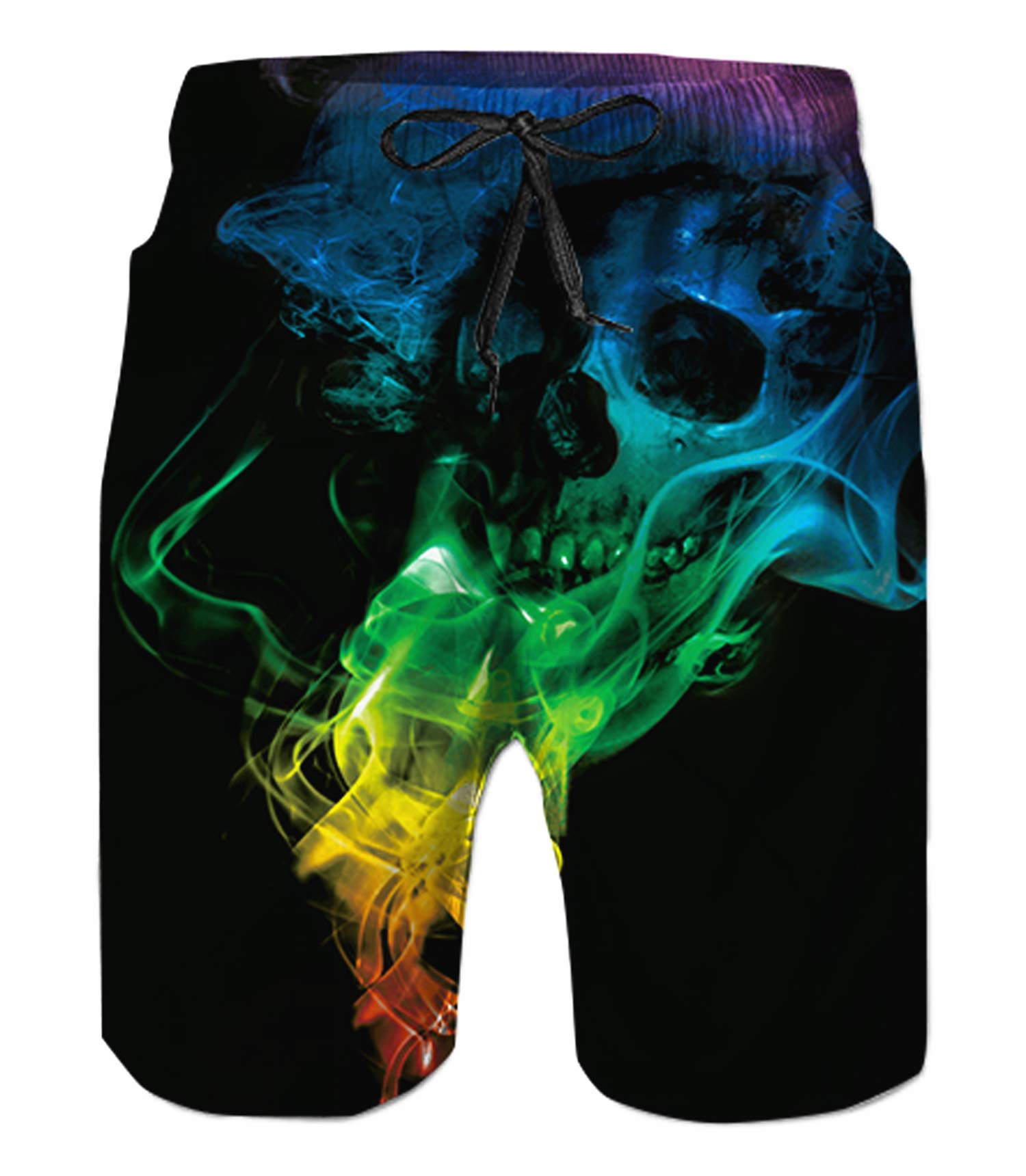 BelovecolMens Swim Trunks Summer Cool Quick Dry Board Shorts Bathing Suit with Side Pockets Mesh Lining S-3XL