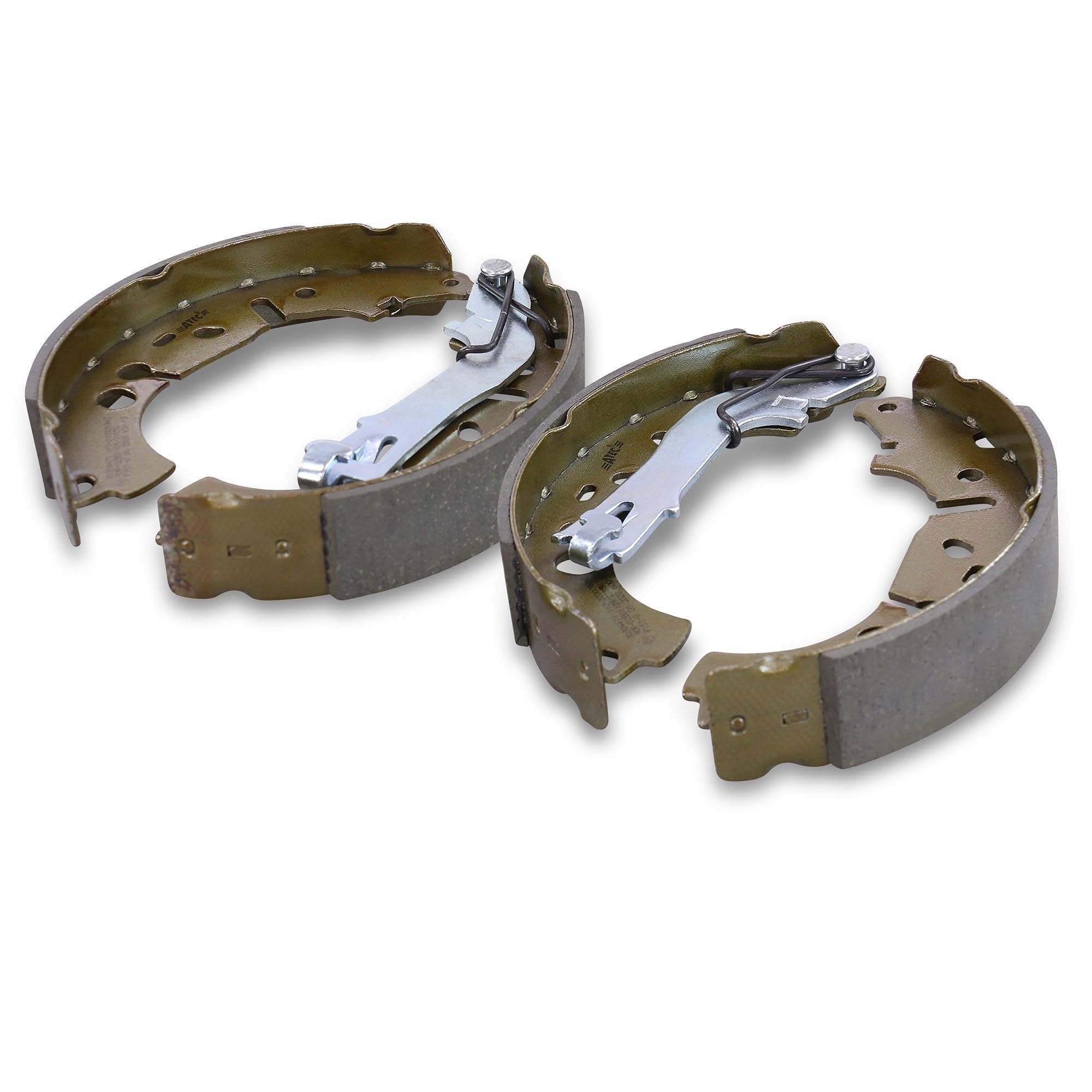BESTPRICE 2x Bremstrommel+Backen+Zylinder+Zubehör mit Hebel Kompatibel mit OPEL