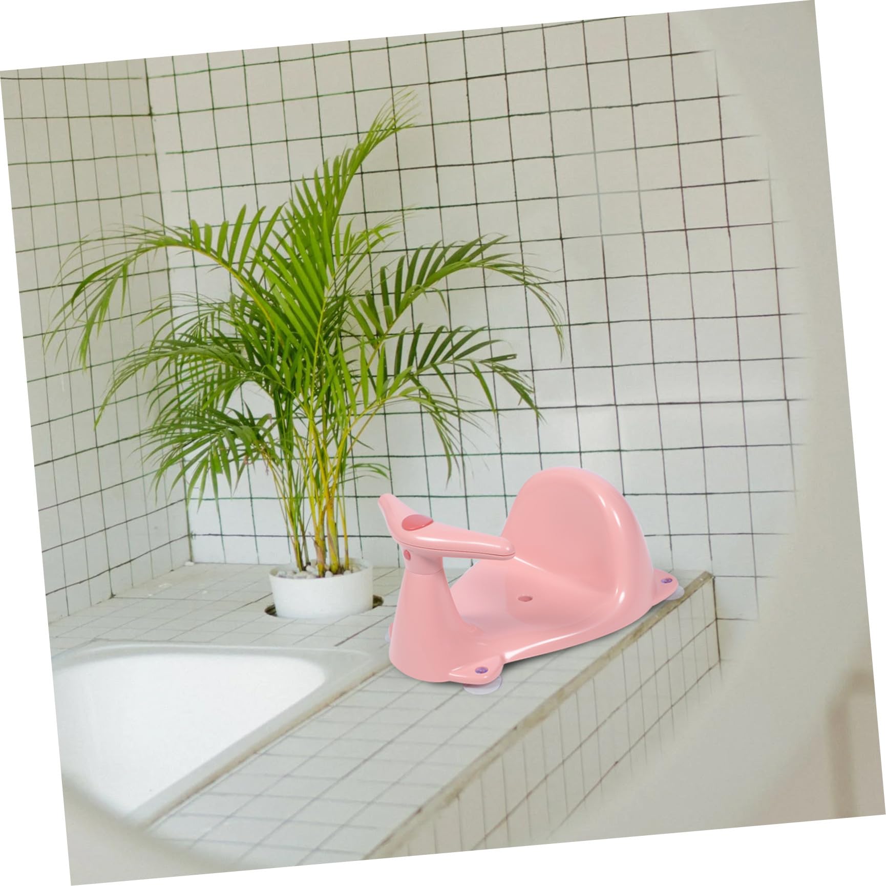 VICASKY Asiento De Baño Para Bebes Silla De Baño Para Recien Nacidos Asiento Bañera Bebe Para Pequeños Material y Seguro Ducha