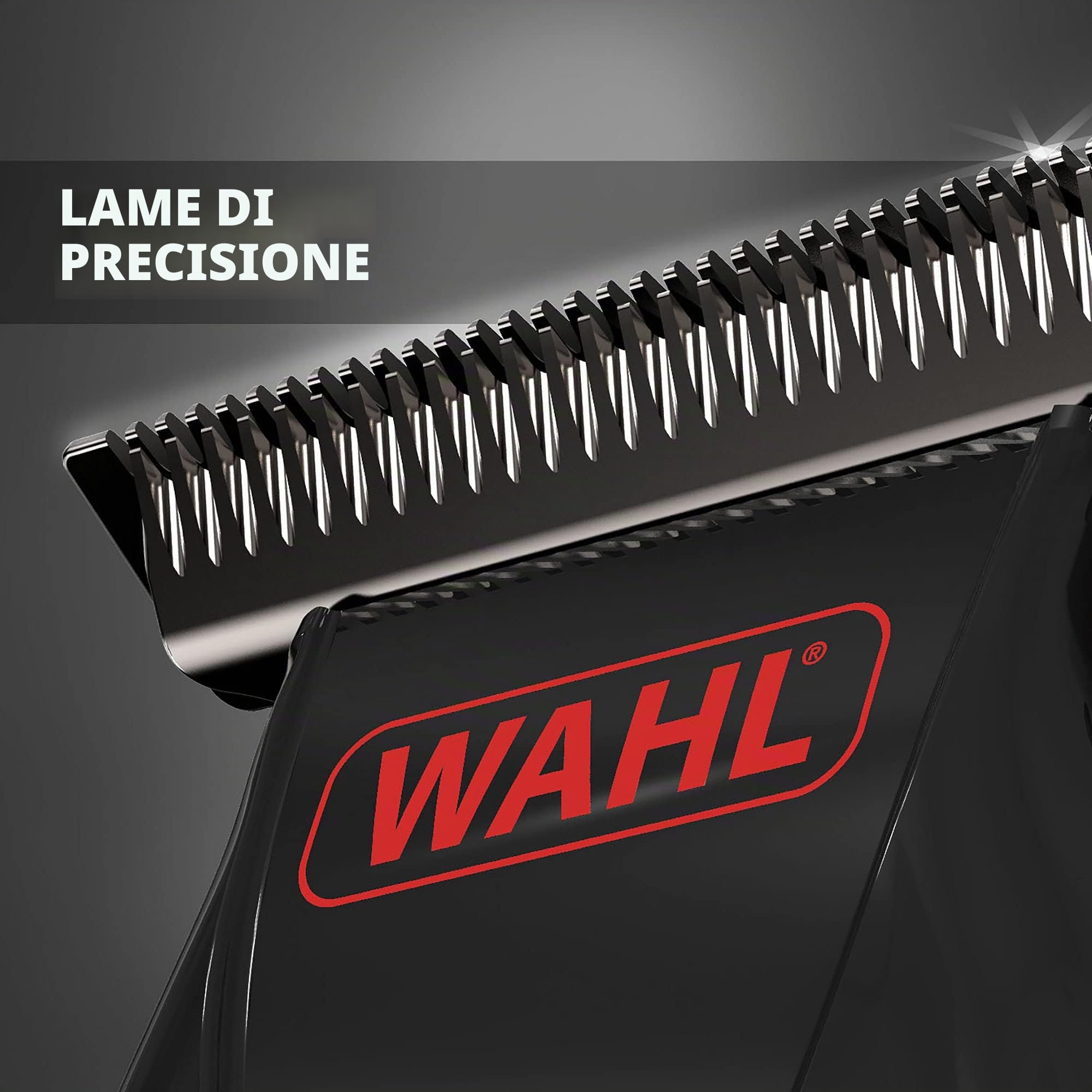 Wahl T-Pro - Rasoio per barba da uomo, con filo, per barba afro, con filo, per dettagli e contorni, set di toelettatura maschile