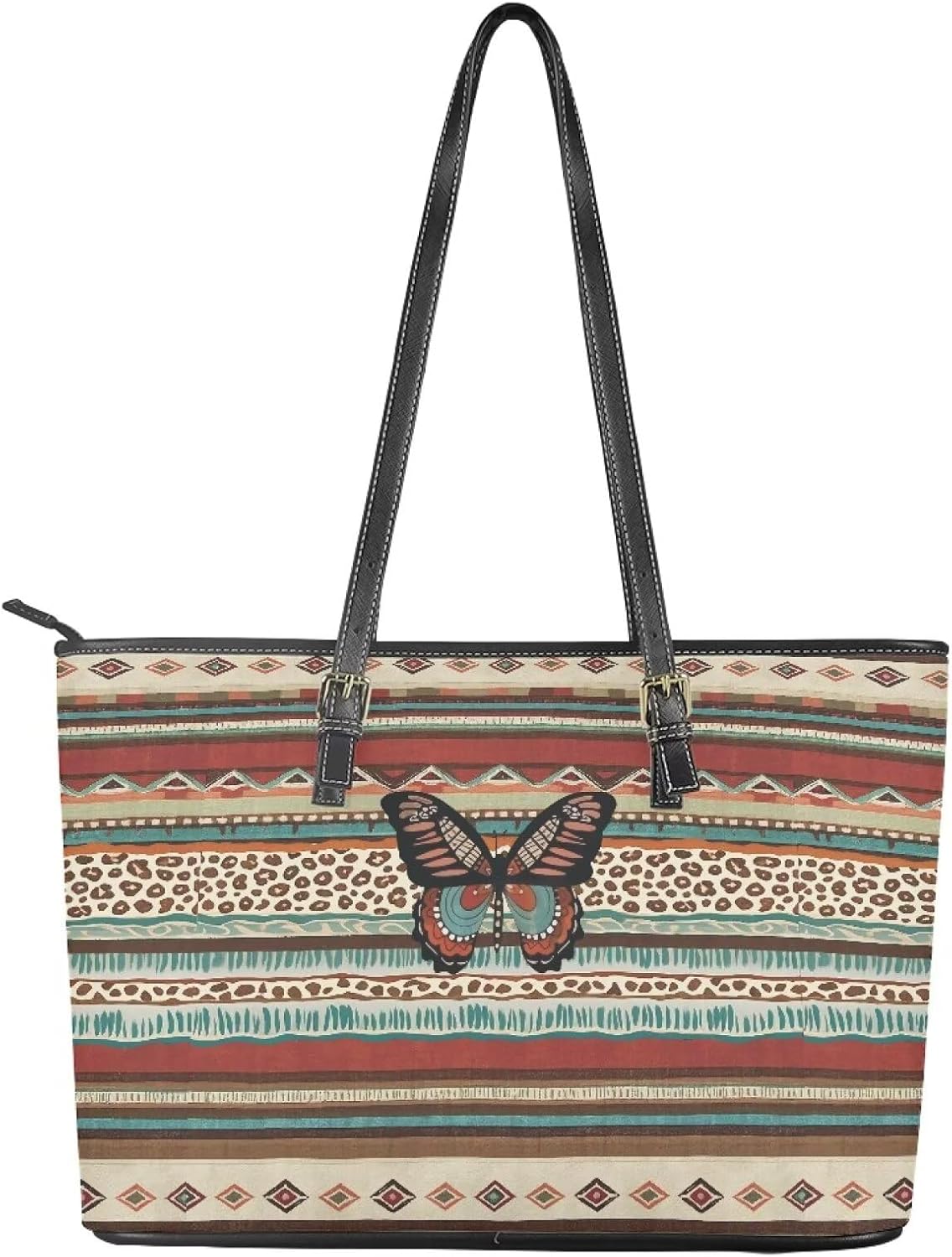 Eritanae Tote Bag for Women Large Capacity Shoulder Handbag Purse Water Resistant Daily Use