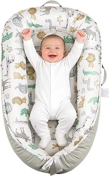 Baby Nest Pod for 0-24 Months,Portable Baby Nest Infant Lounger