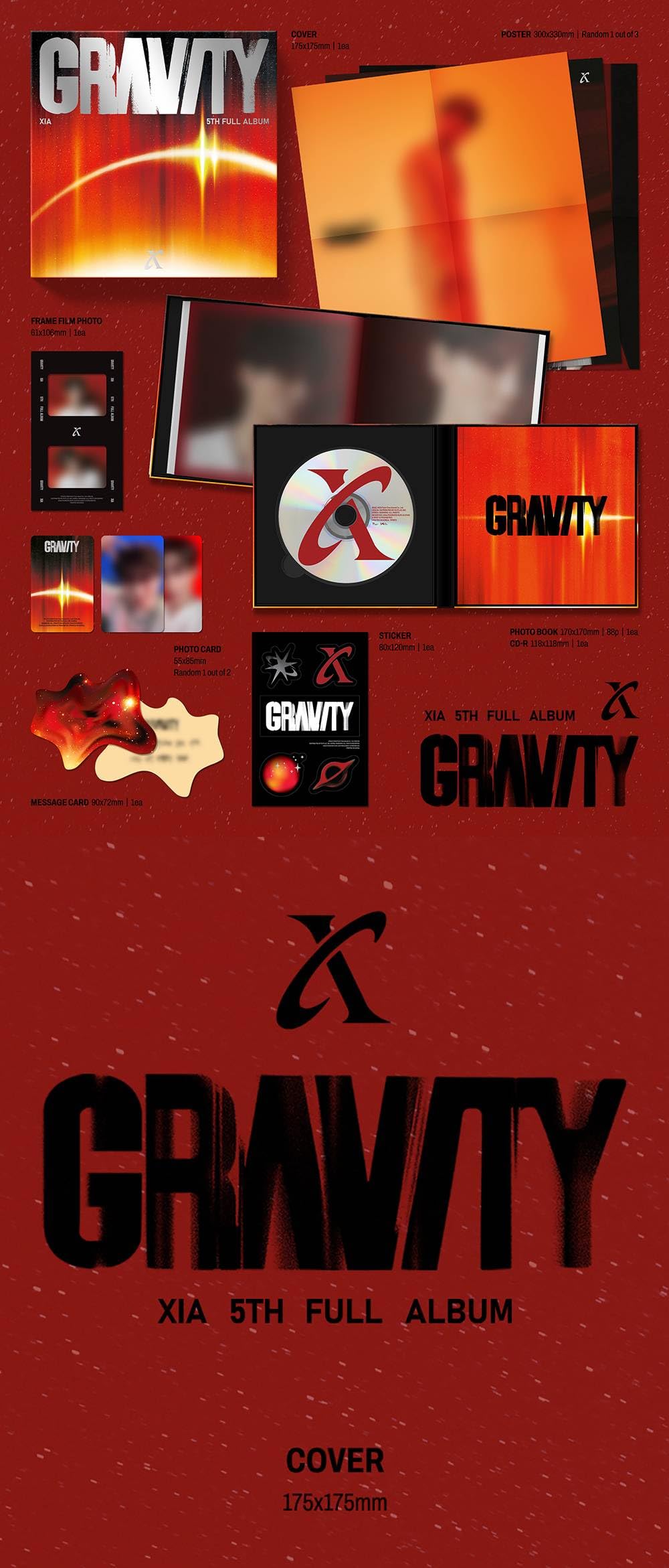 Amazon.co.jp: KIM JUNSU (ジュンス/XIA) - 5th Full Album [ GRAVITY