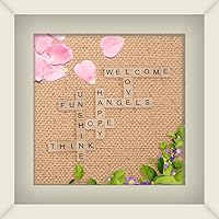 Vista 3 de 1000 Scrabble Letters for Crafts - Wood Tiles for DIY Gift Decoration - Making Alphabet Coasters and Crossword Game