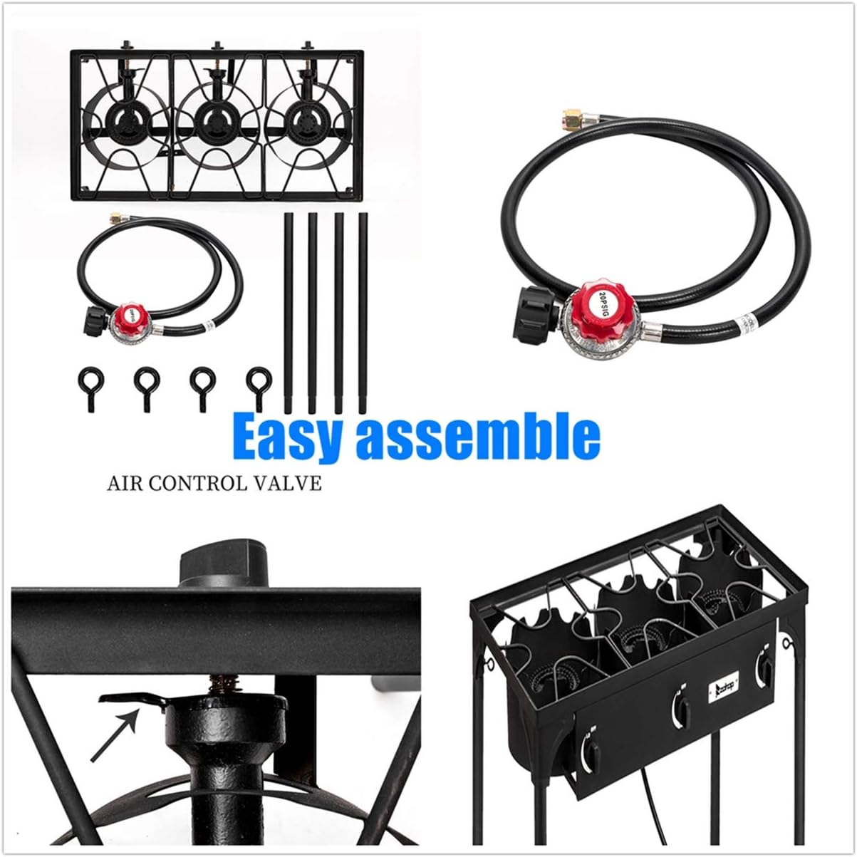 Buy Ninowokc Upgraded Stronger Burner Propane Stove Outdoor, Portable