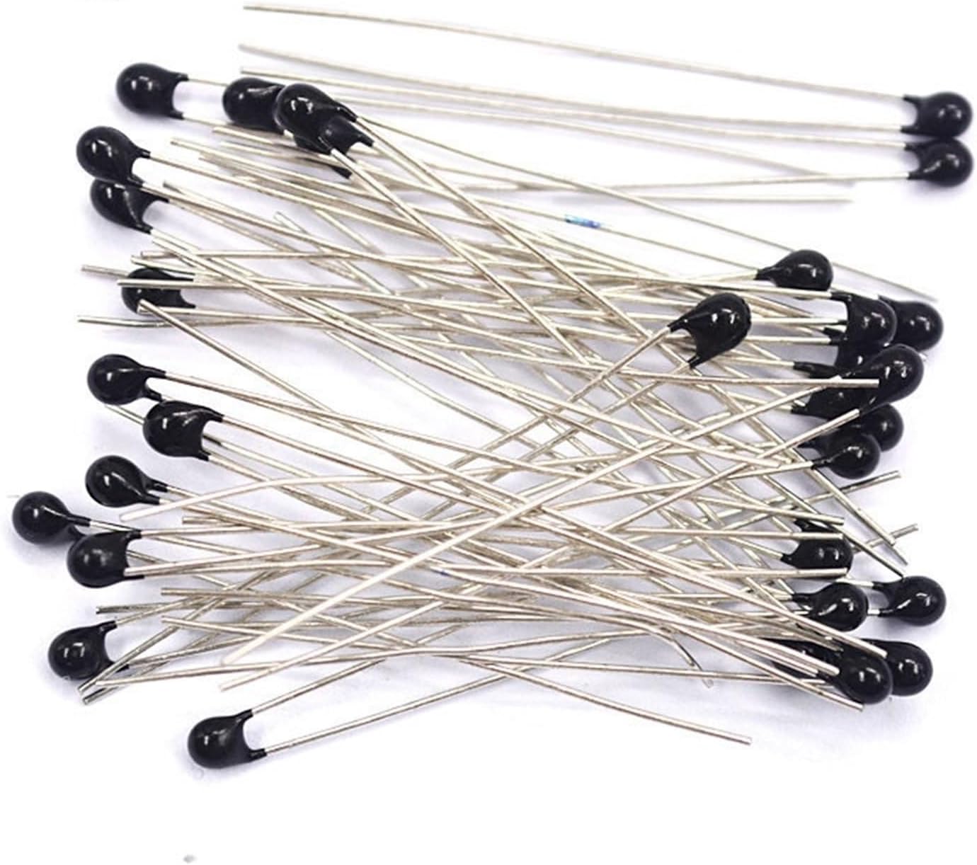 100PCS NTC Thermistor MF52AT NTC-MF52AT Thermal Resistor 1K 2K 3K 4.7K 5K 10K 20K 47K 50K 100K OHM 3590 5% MF52(1K)