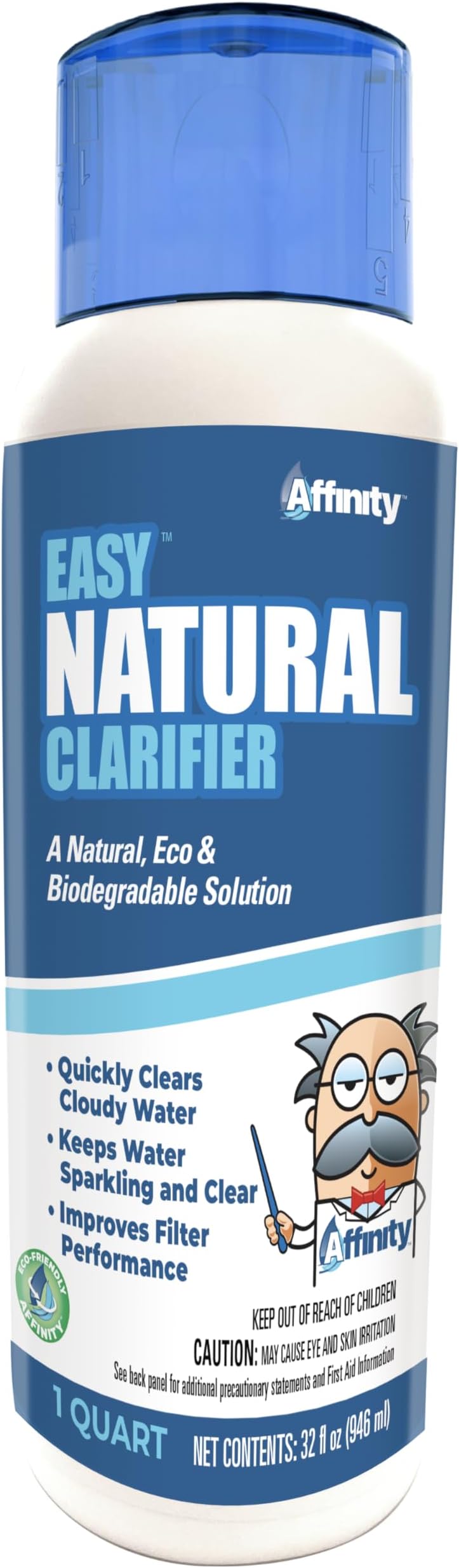 Affinity- Easy Natural Clarifier - Chitosan Based - 1 Quart