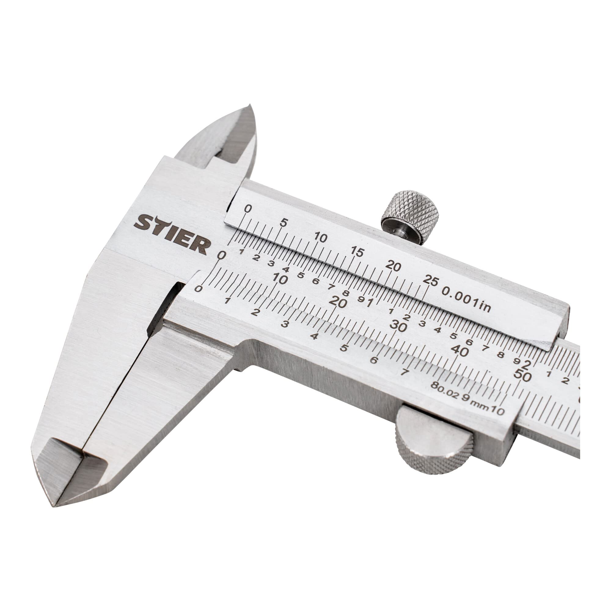 STIER Analoger Messschieber | Präzisionsmessschieber | Feststellschraube, 150 mm